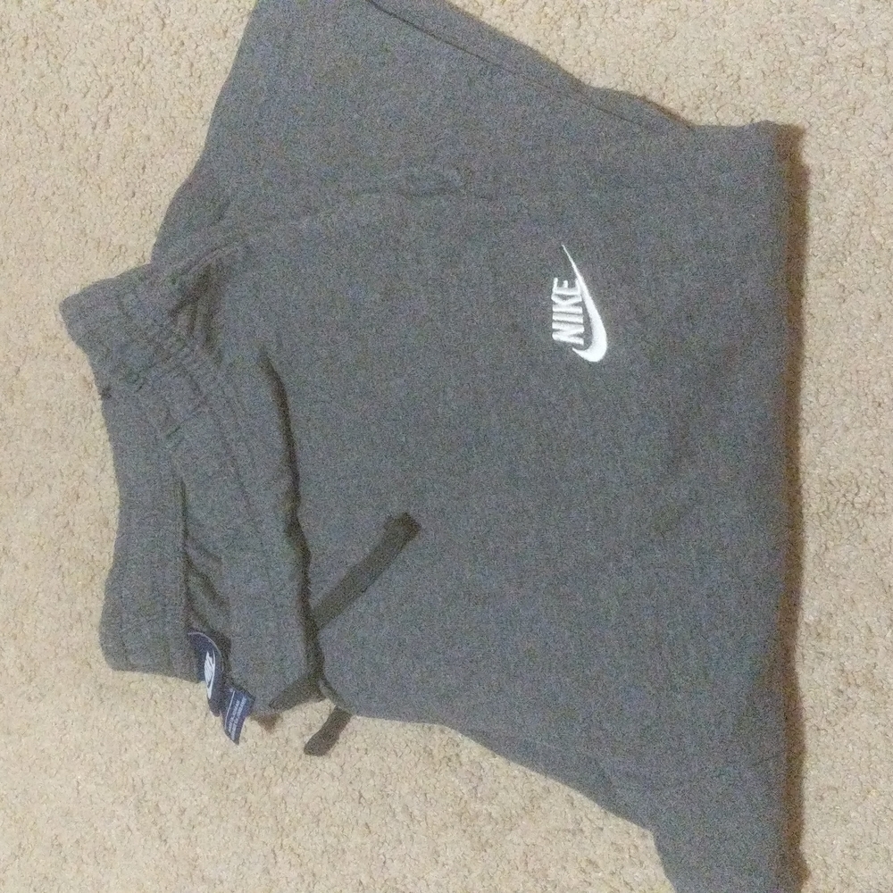 Nike sweatpants women large dark gray